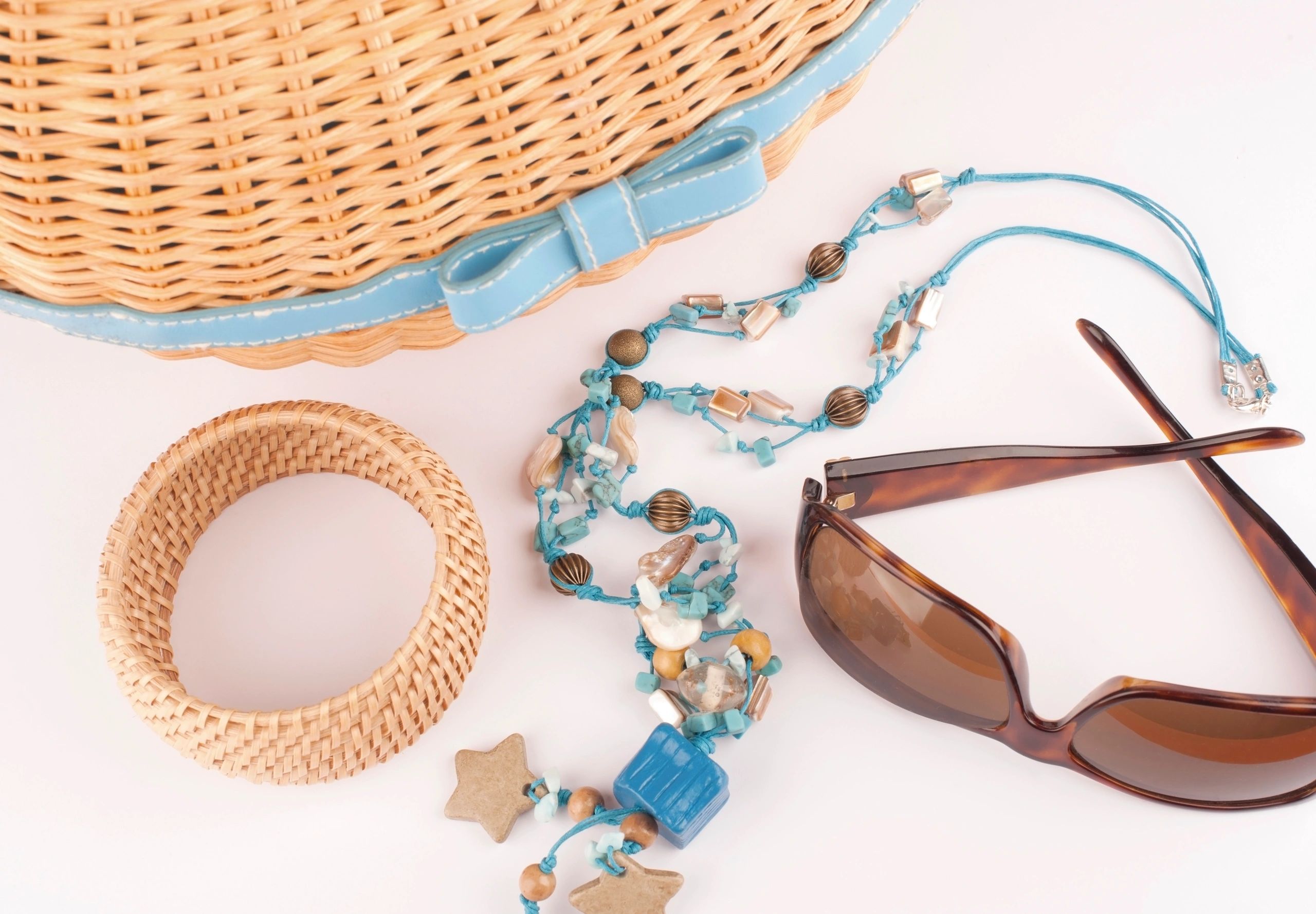 Sun Rays Bracelet Set by Pineapple Island — stacked bracelets in warm, beachy tones